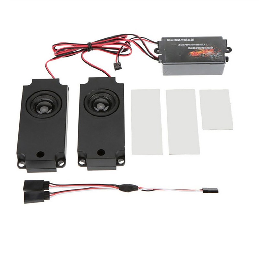 Engine Sound Simulator Module System Accessories For 1/10 RC Car Vehicle Model