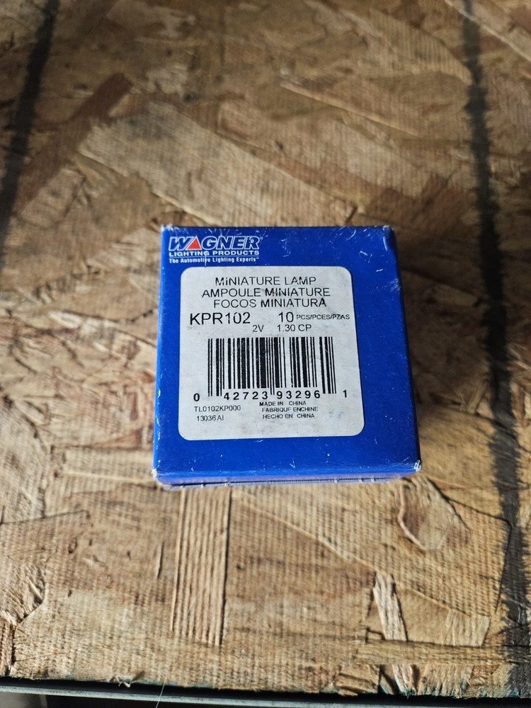 NEW WAGNER KPR102 FLASHLIGHT BULBS (10)