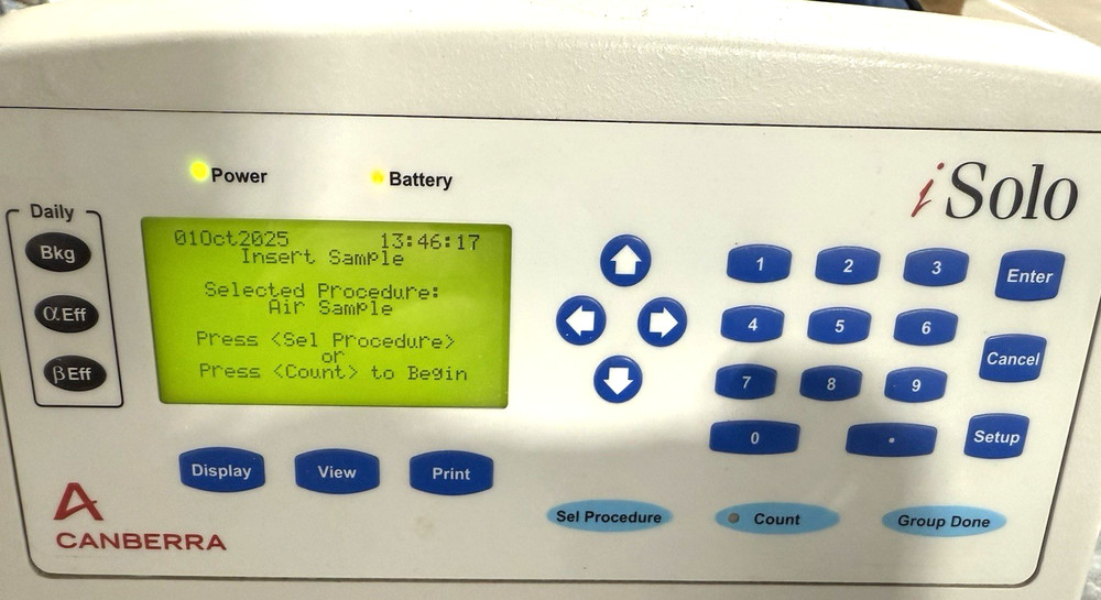 Mirion Canberra iSolo Alpha/Beta Counting System *TESTED*