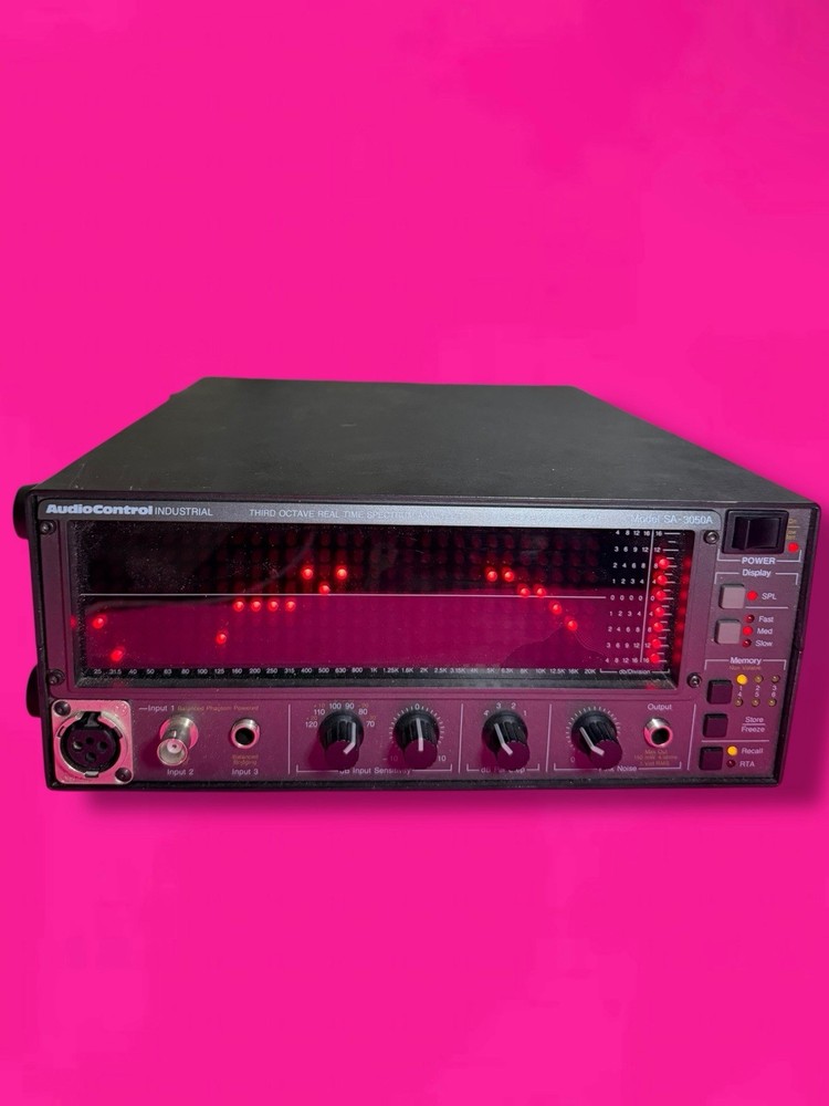 Audio Control SA-3050A Third Octave Real Time Spectrum Analyzer With Bag