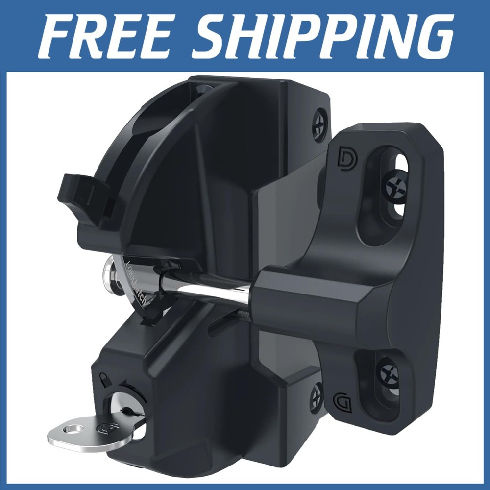 Weather Resistant Gate Latch for Outdoor Security - Key Lock