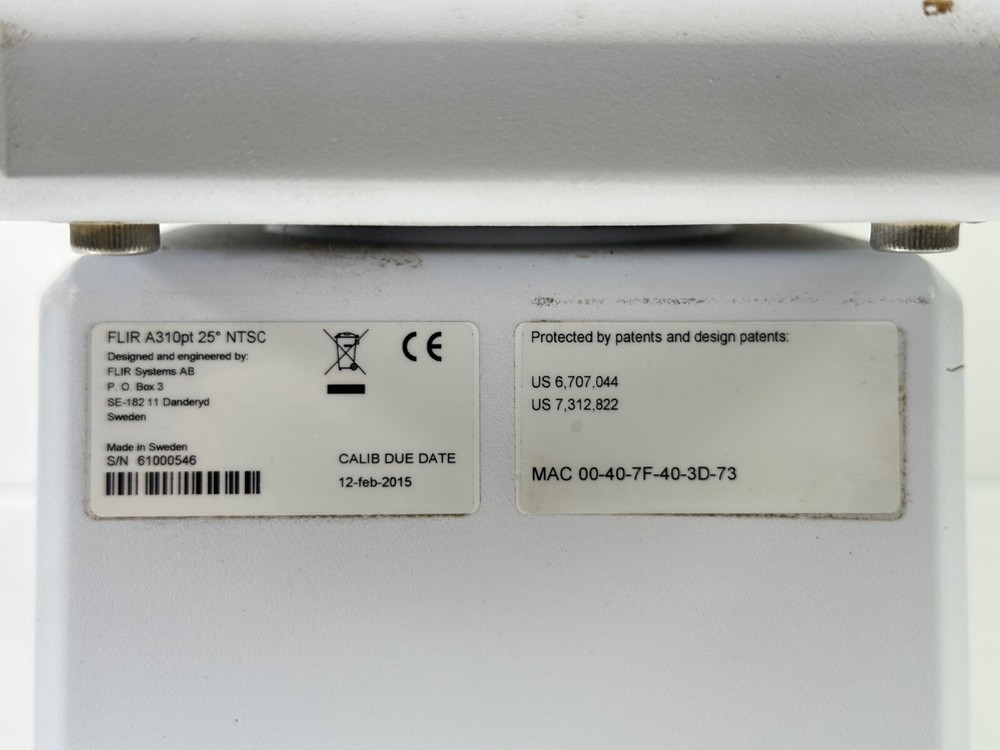 FLIR Systems A310 PT 25° NTSC DUAL-SENSOR Camera