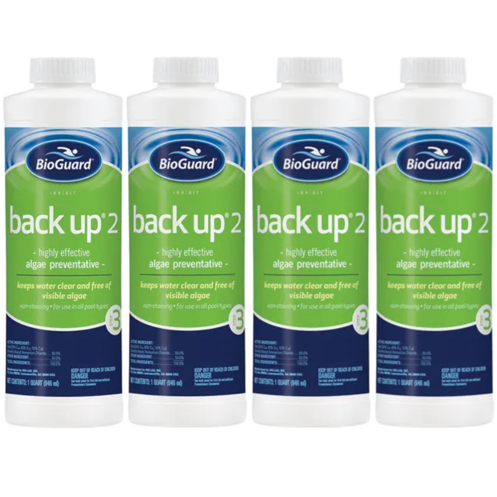 BioGuard Back Up 2 1qt - 4 Pack