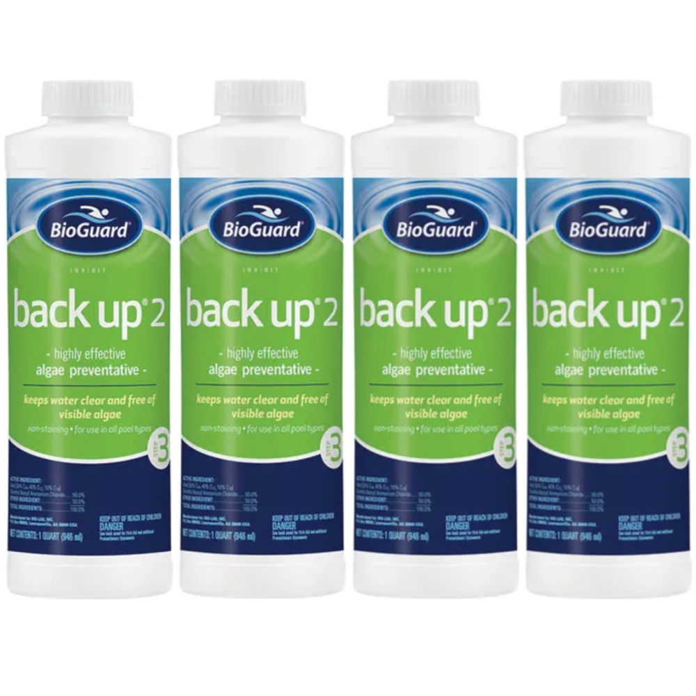 BioGuard Back Up 2 1qt - 4 Pack