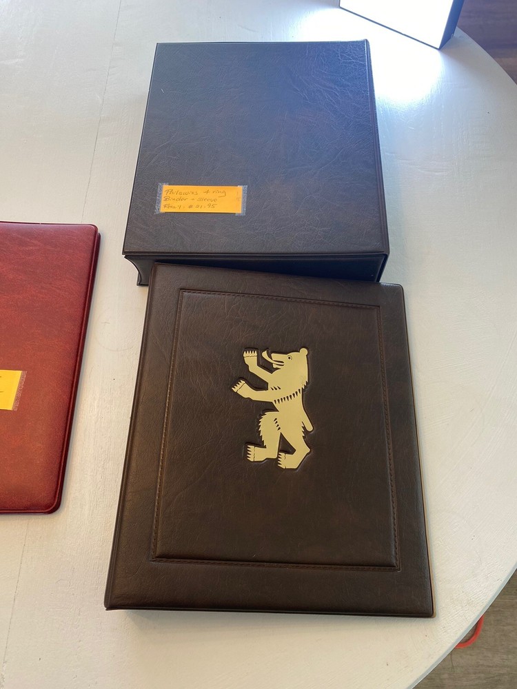 Philswiss 4 Ring Stamp Binder & Sleeve & USSR Binder Bundle