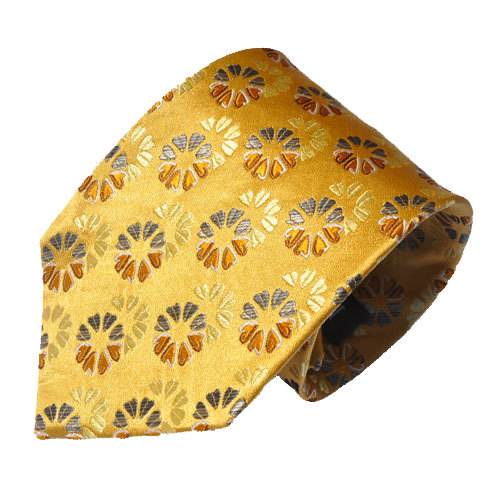 Men's dark navy paisley patterned neck tie