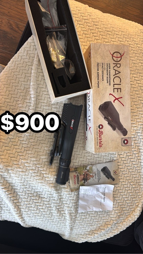 Burris Oracle x Crossbow Scope and Laser Rangefinder