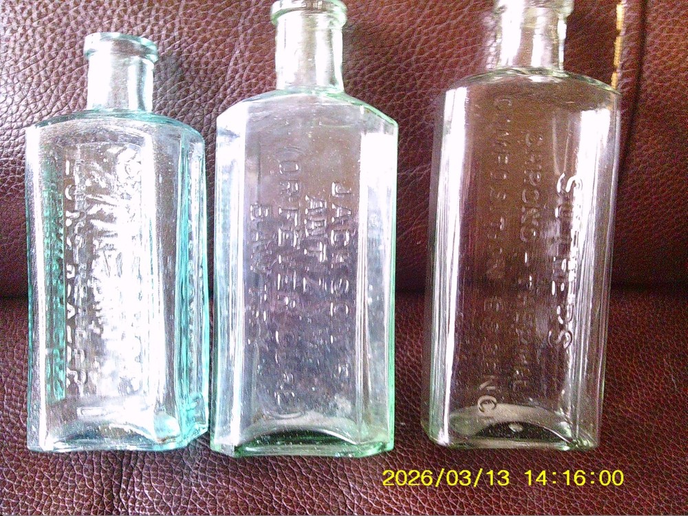 vintage glass bottles