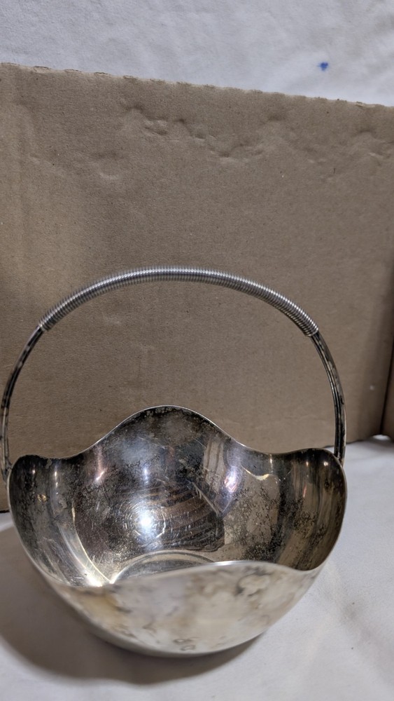 Vintage Silver Plated Candy Dish From Denmark. #149
