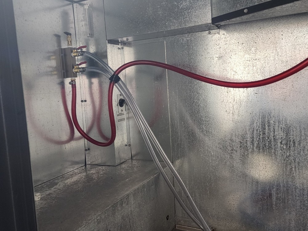 True 3 Door TDD-4 Keg Cooler