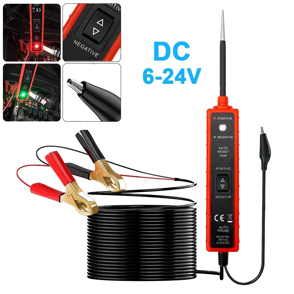 Car Auto 6-24V Power Probe Circuit Digital Electrical Tester Test Device System