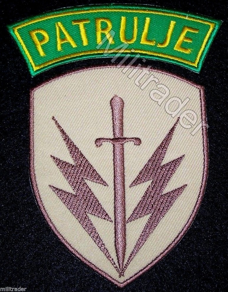 Denmark Danish Army Operational Command (Patrulje) Patch (Tan/Green)