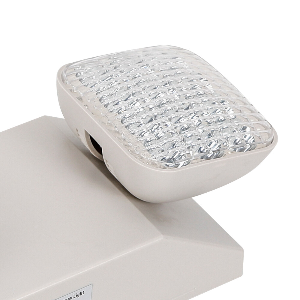 2 Head LED Emergency Light Commercial Adjustable Battery Backup UL Listed 6Pack