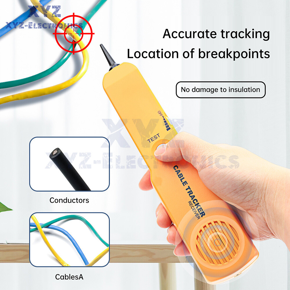 Multi-function Cable Finder Wire Tracker Fiber Optic Network Tester Cable Toner