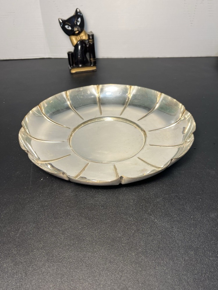 Pilgrims USA 1950s EPNS 531 Silverplate Serving Bowl, 10.5x2”