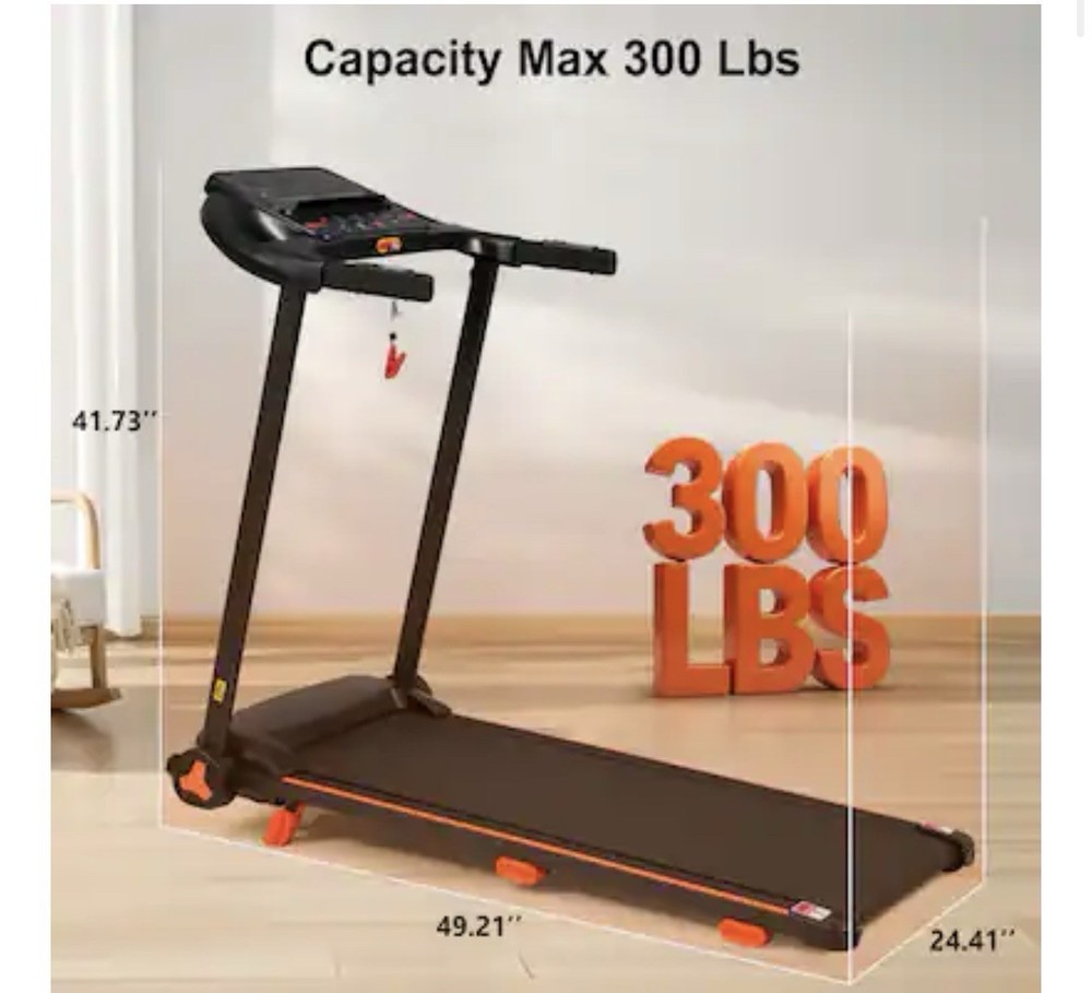 NEW ELEMENT ACE Folding Treadmill 2.5HP Quiet Motor | Bluetooth, Incline, USB