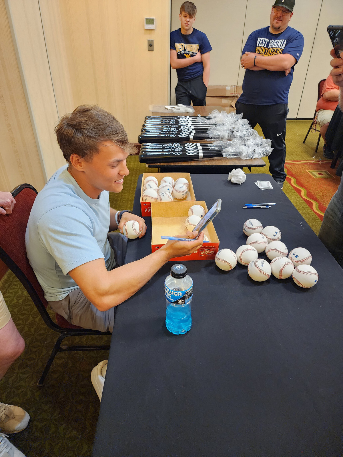 JJ Wetherholt Autographed OMLB Baseball Inscribed 2024 #7 Overall Beckett COA