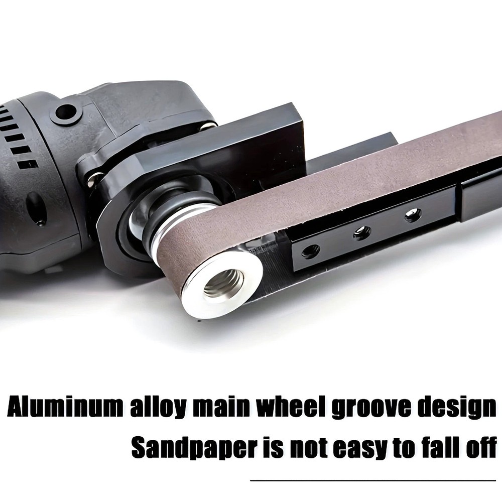Belt Sander Conversion Adapter Unit For Angle Grinder Metal Wood Sanding Kit