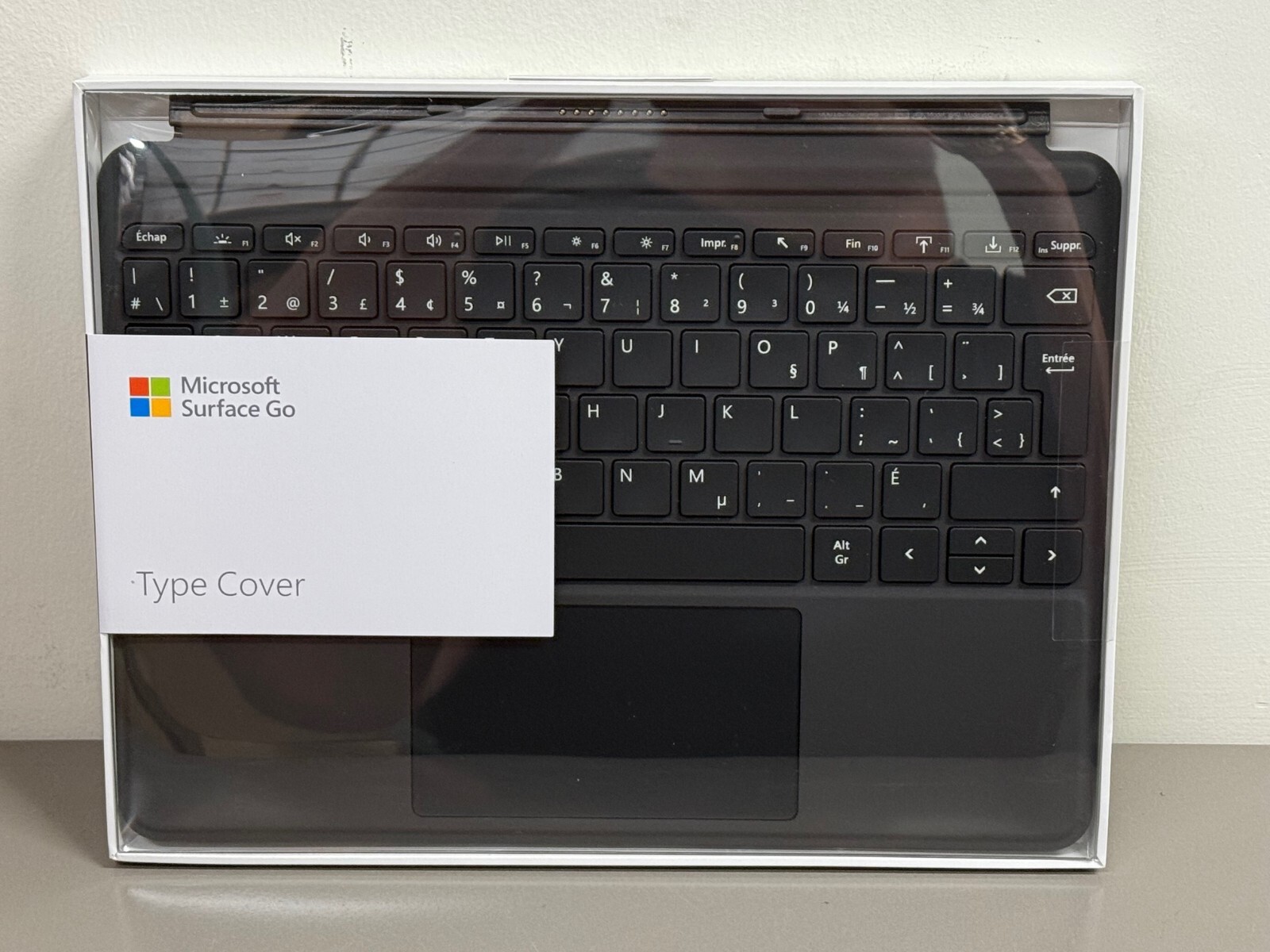 Brand New Microsoft Surface Go Signature Type Cover Black French KCM-00026