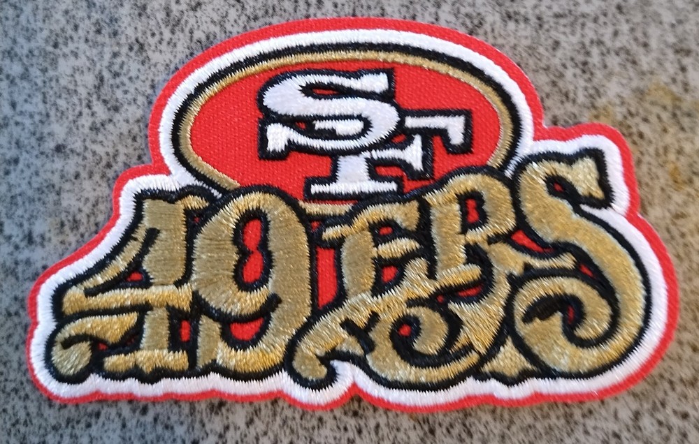 SAN FRANCISCO 49ers IRON ON PATCH