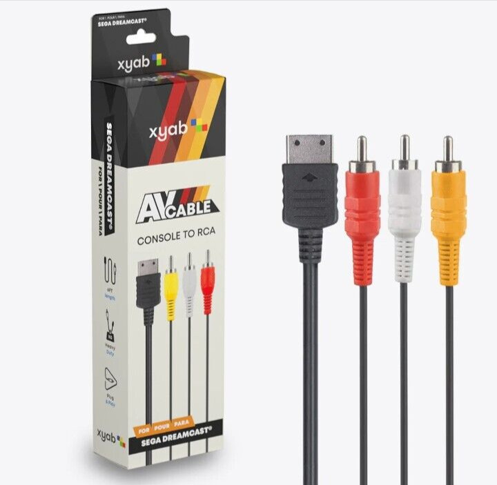High quality AV Composite Cable For Sega Dreamcast