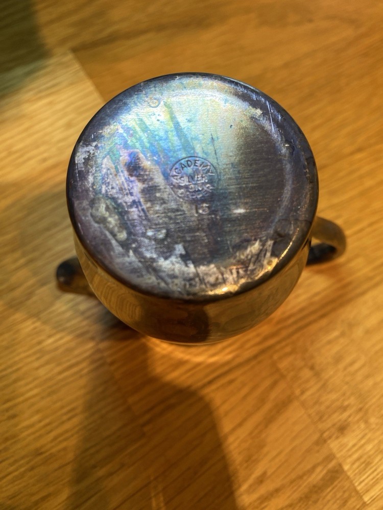 Academy Silver On Copper Small Pitcher 16