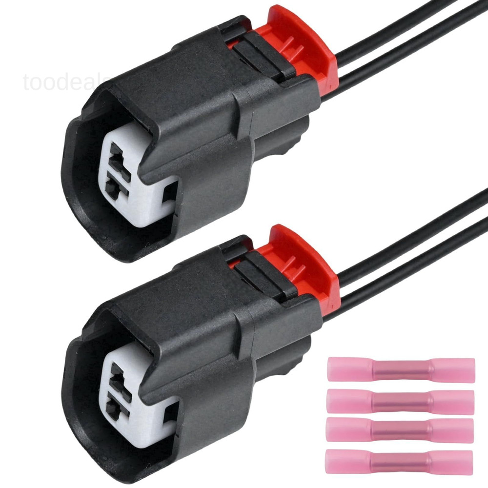 2pcs ABS Wheel Speed Sensor Connector Pigtail Plug Wiring Harness fit for Jeep