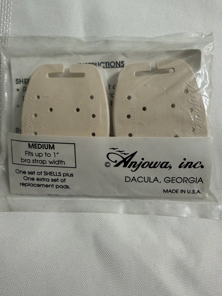 Vintage Shells “Ultimate” Bra Strap Support & Slippage~ Up To 1” Strap Width~NEW