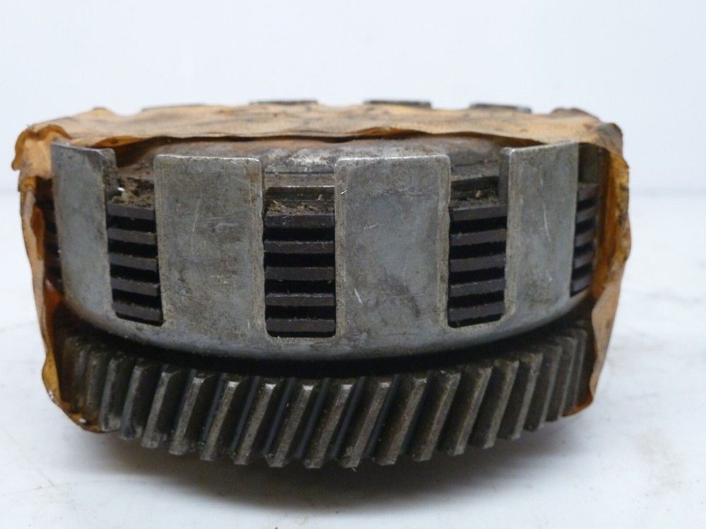 Suzuki TS100 clutch basket.