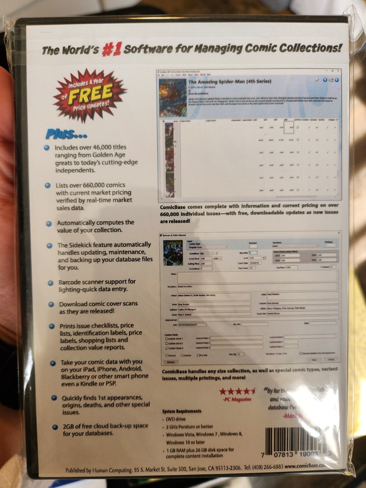 ComicBase 2017 & ComicBase 2015 6-DVD Set (Archive Edition) & (Revision 2)