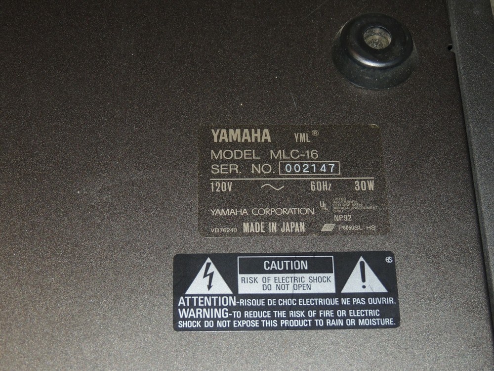 Yamaha MLC-16 Music Laboratories System Teaching Communication
