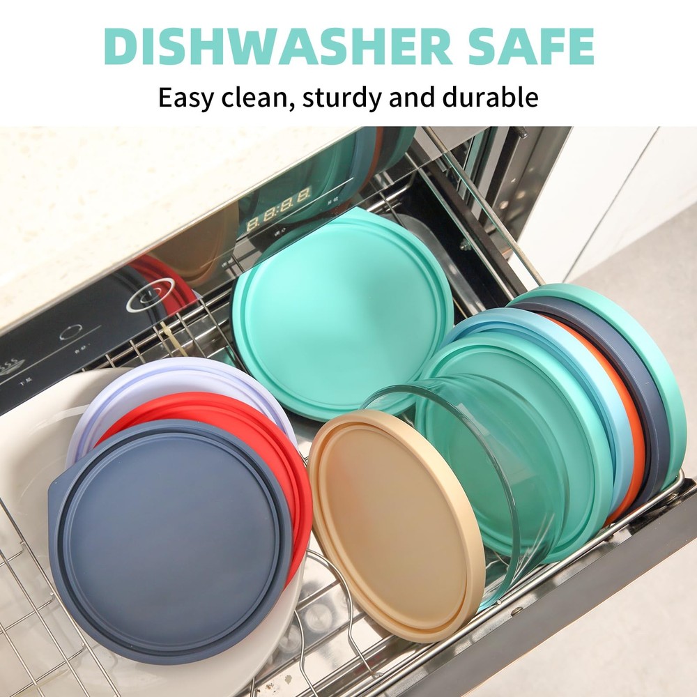 Replacement Lids for Pyrex 7201-PC 4 Cup, 4 Turquoise 2 pack