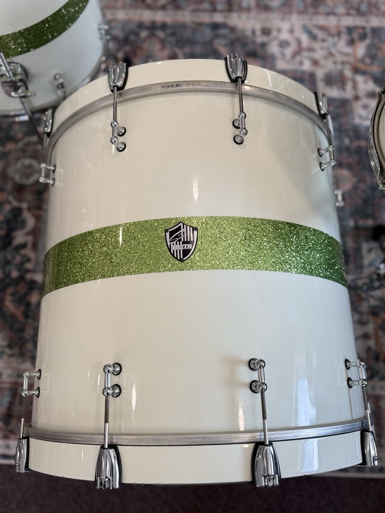 Truth Custom Drums 22/12/16 - White With Green Stripe