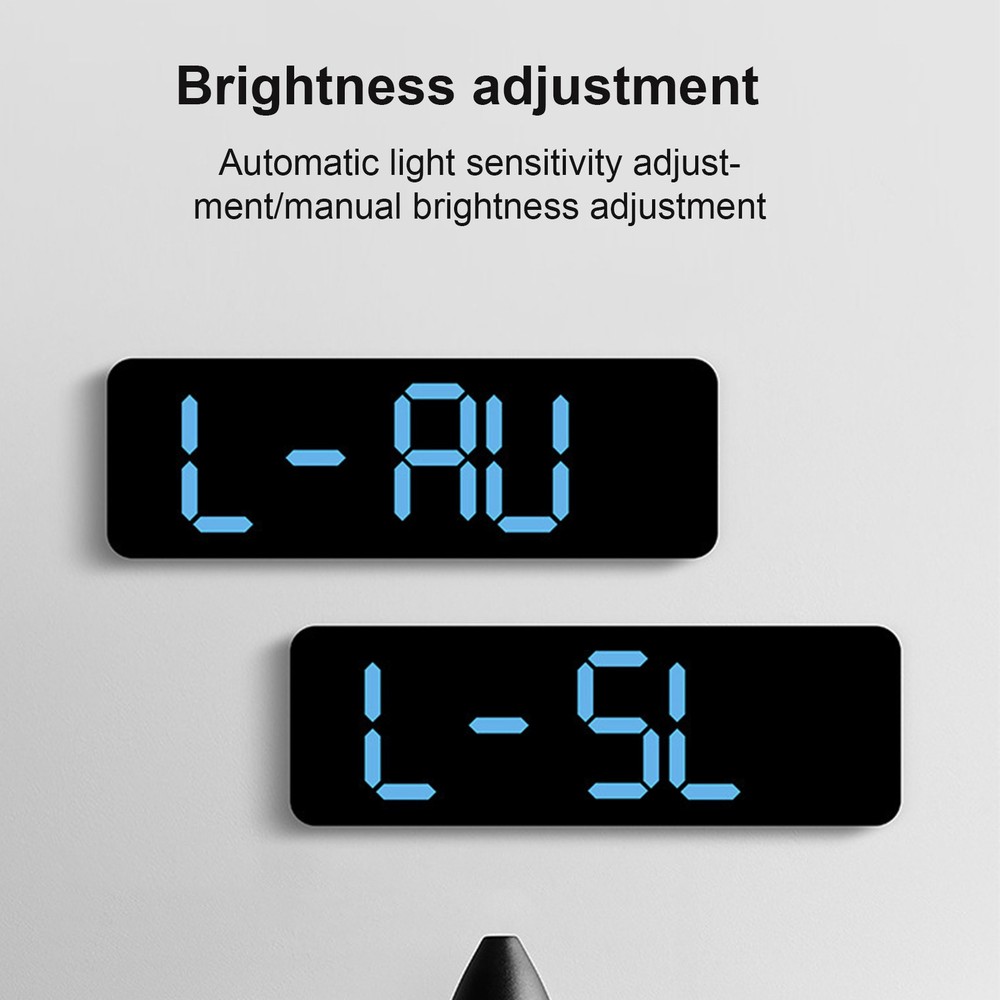 Large Digital Wall Clock Electronic Rectangular LED Display Wall Clock amazing