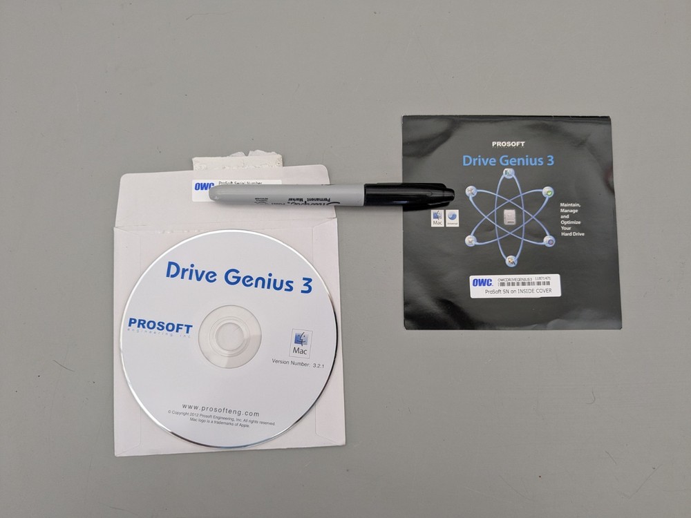PROSOFT Drive Genius 3, Maintain, Manage, & Optimize Your Hard Drive for Mac