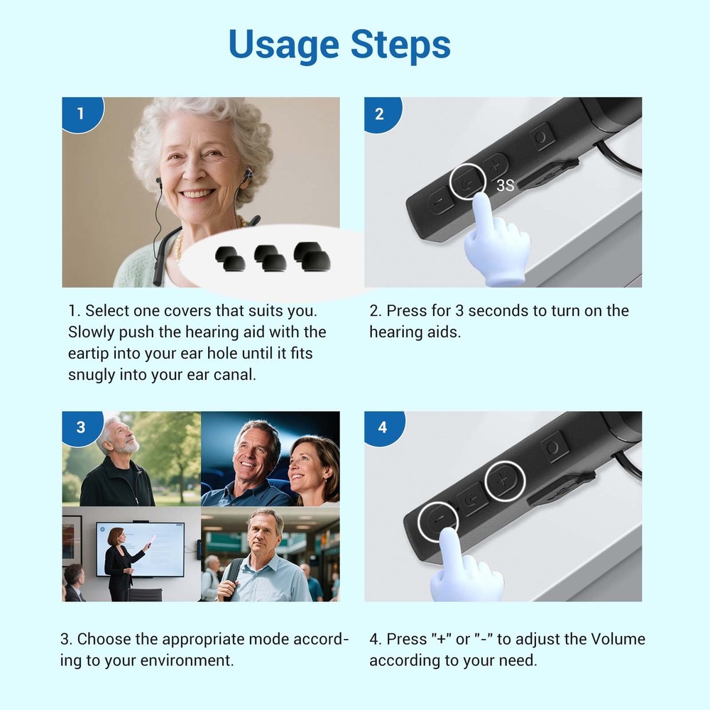 Specially Designed Noise Reducing Bone Conduction Hearing Aids forThe Elderly