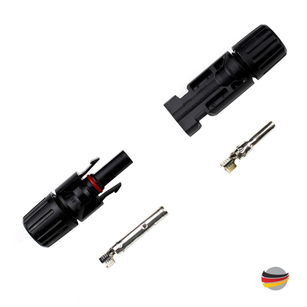 Solar Plug 2.5 To 6 MM ² Coupling Socket Cable Solar Connector 5 Pair