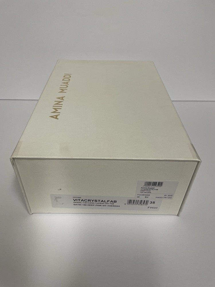 Amina Muaddi Empty Shoe Gift Storage Box
