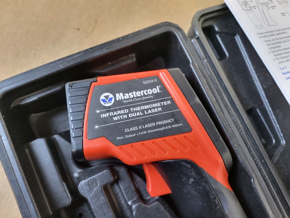 Mastercool 52224-C Digital Laser Thermometer with Case