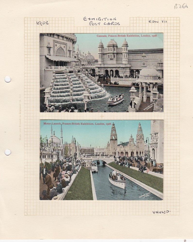 British Exhibition 1908 Stamps Postcards Ref: R7656