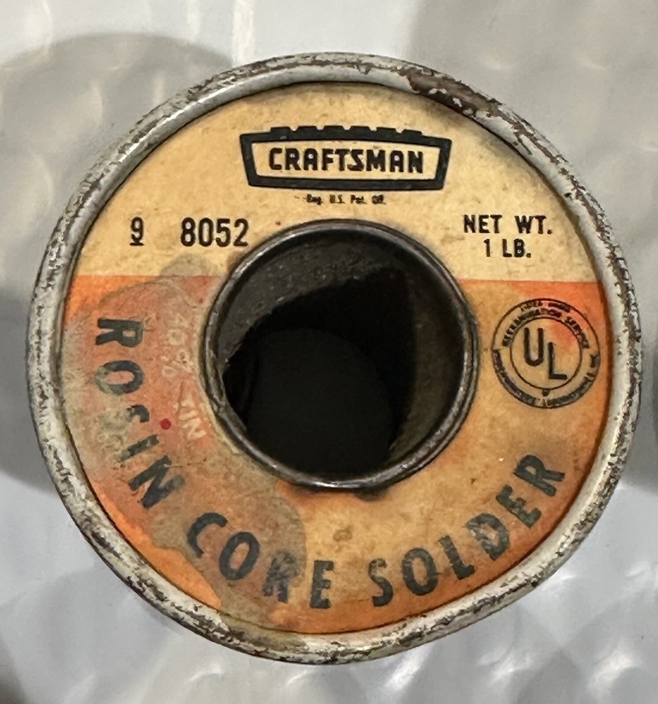 3 Open Spools Solid Wire Solder