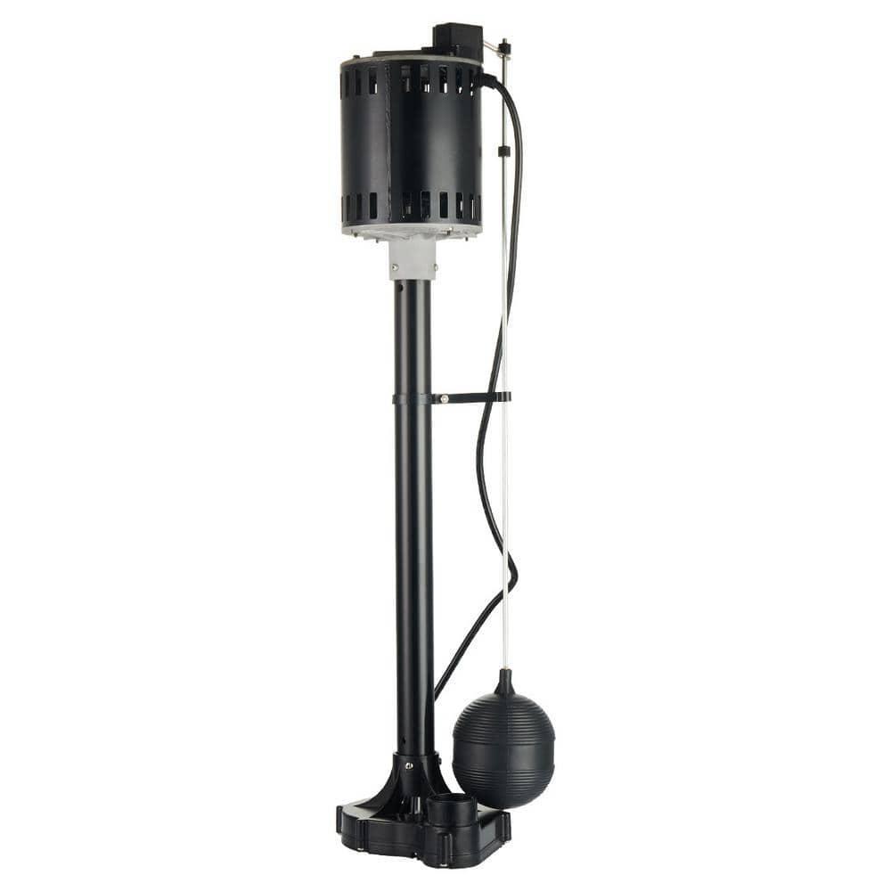 1/3 HP Plastic Pedestal Pump with Adjustable Float Switch for Sump Drainage