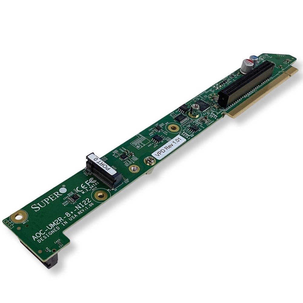 Genuine Super Micro AOC-UM2R-8+-NI22 Riser Card