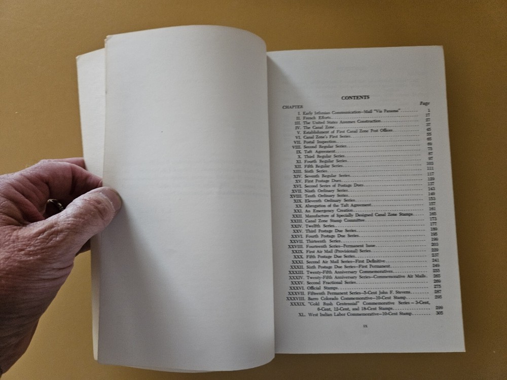 Canal Zone Postage Stamps, (1961 paperback)