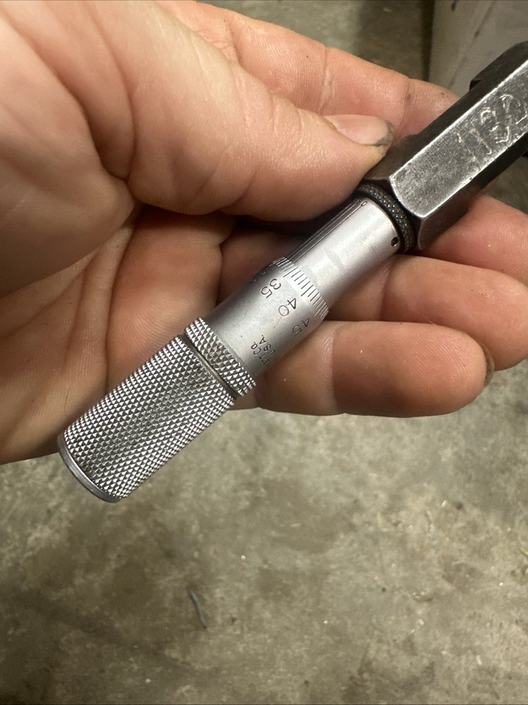 Starrett 225 Wire Micrometer Machinist Tool Maker Box Find