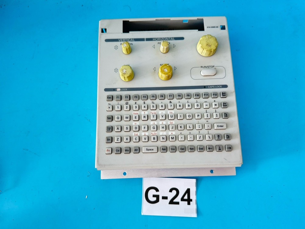Tektronix TLA Control Keyboard Panel 671-4823-01 / 333-4333-01 Logic Analyzer Fr