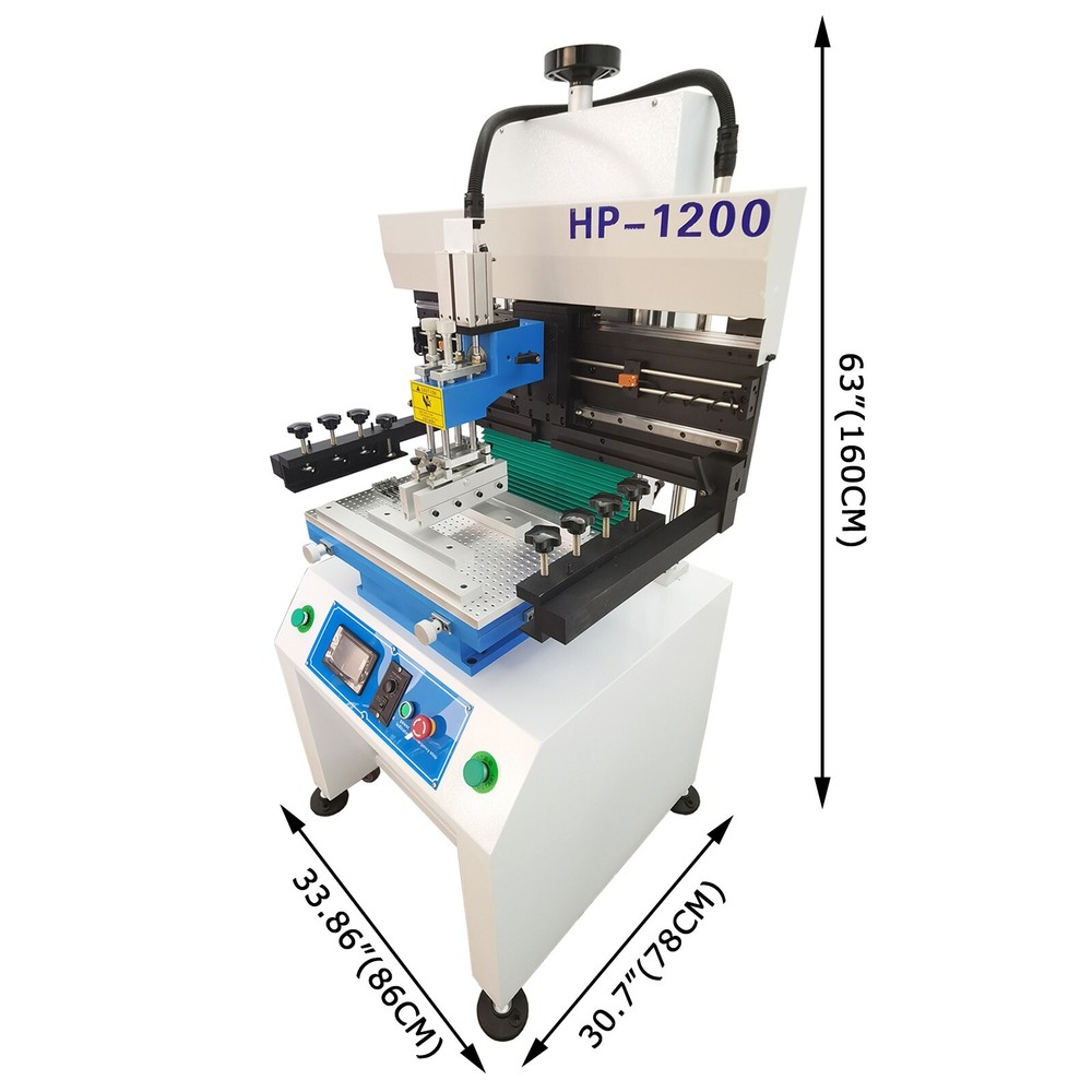 110V Touch Screen High Accuracy Semi-Automatic Solder Paste Printing Machine