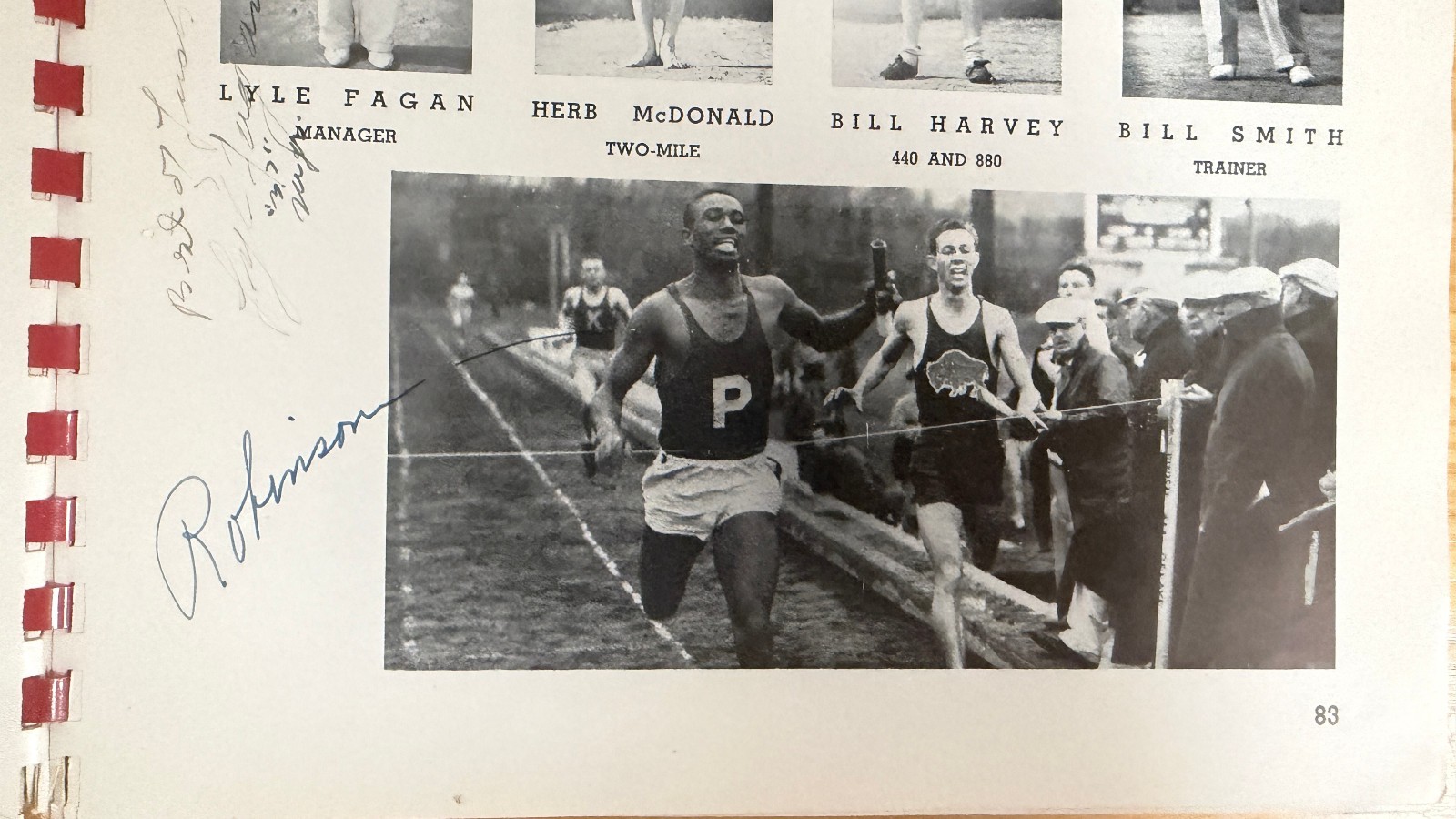 JACKIE ROBINSON College Yearbook DAMAGED - PLEASE READ DESCRIPTION!