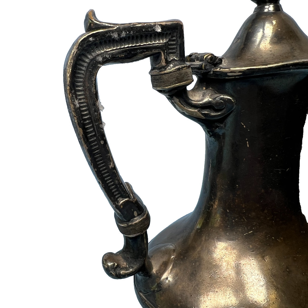 VTG 16oz Smith Silver Co Pitcher Silver Soldered 8"