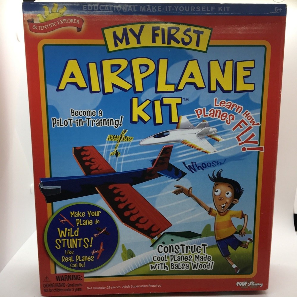 Scientific Explorer My First Airplane Educational Make-It-Yourself Science Kit 7